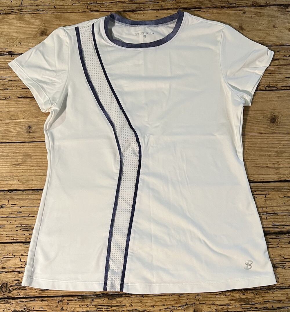 Sofibella Women’s Size M Love Match Short Sleeve Shirt NWOT